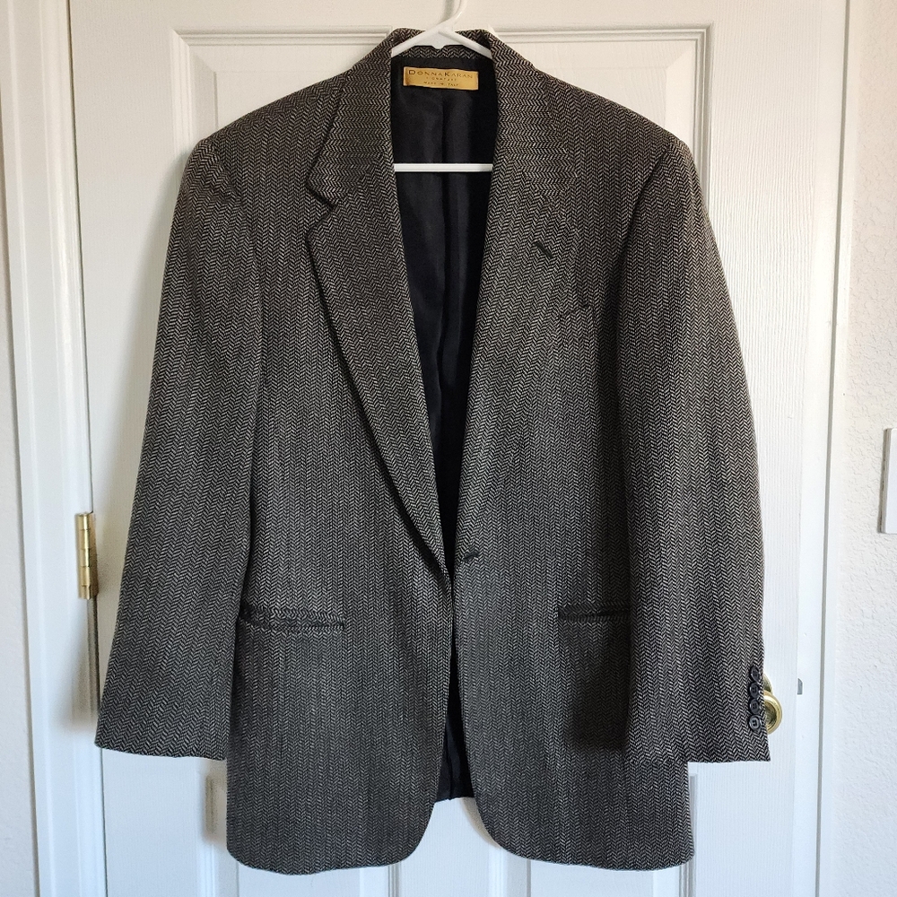 VTG 100% WOOL Made In Italy Donna Karan Blazer